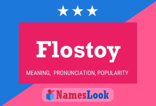 ملصق اسم Flostoy