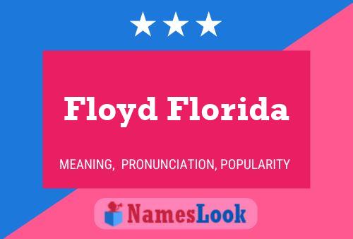 ملصق اسم Floyd Florida