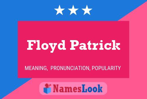 ملصق اسم Floyd Patrick