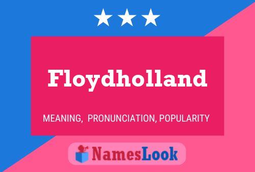 ملصق اسم Floydholland