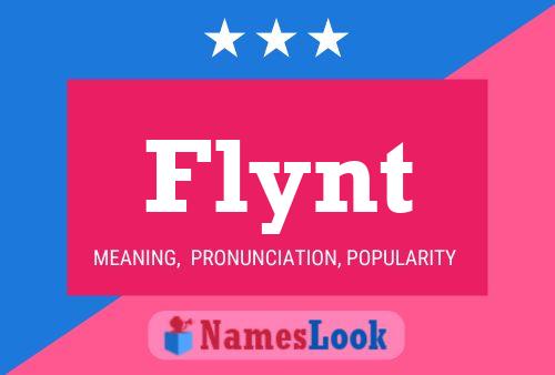 ملصق اسم Flynt