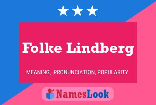 ملصق اسم Folke Lindberg