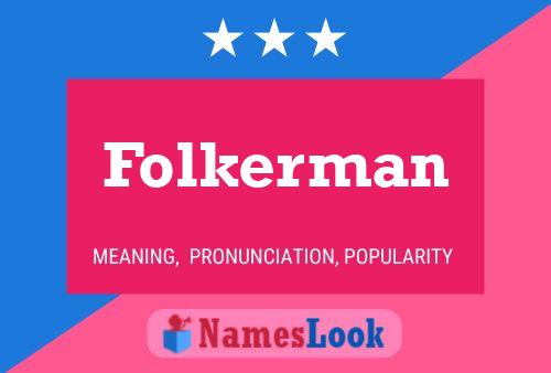 ملصق اسم Folkerman