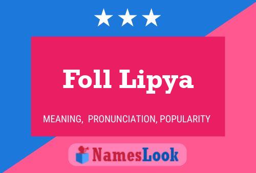 ملصق اسم Foll Lipya