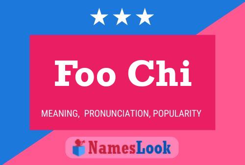 ملصق اسم Foo Chi