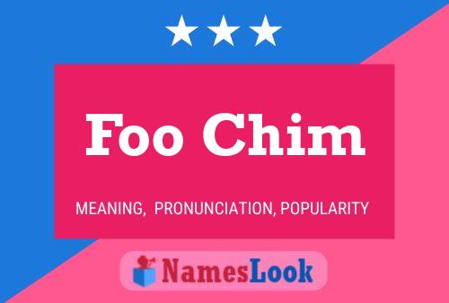 ملصق اسم Foo Chim