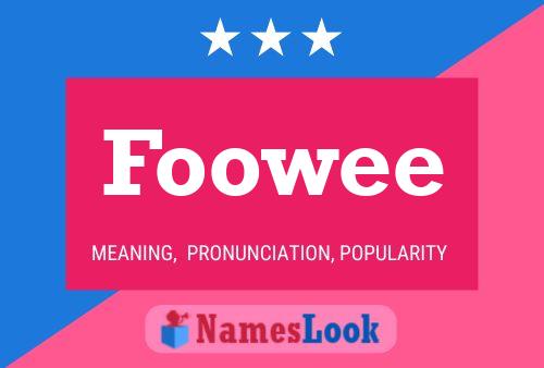 ملصق اسم Foowee