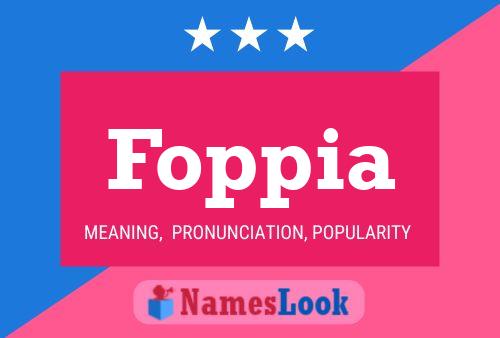 ملصق اسم Foppia