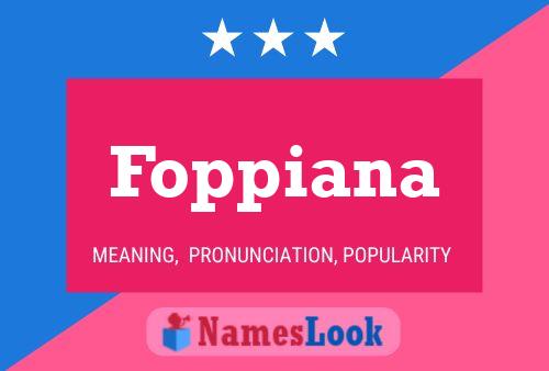 ملصق اسم Foppiana