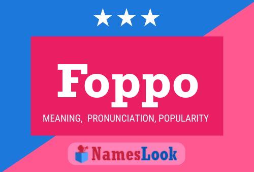 ملصق اسم Foppo