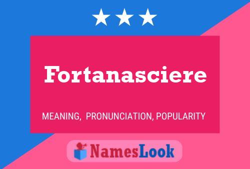 ملصق اسم Fortanasciere