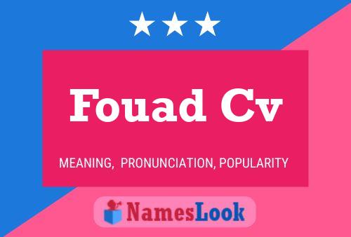 ملصق اسم Fouad Cv