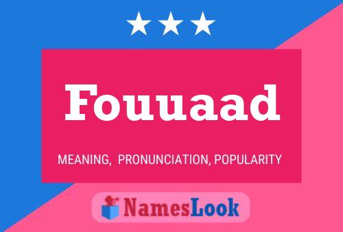 ملصق اسم Fouuaad