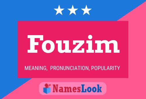 ملصق اسم Fouzim