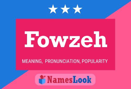 ملصق اسم Fowzeh