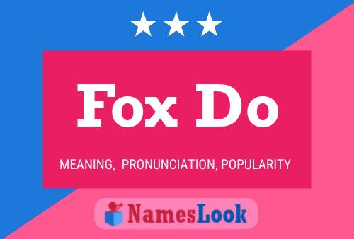 ملصق اسم Fox Do