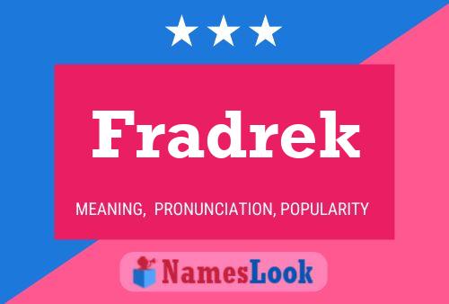 ملصق اسم Fradrek