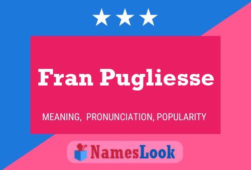 ملصق اسم Fran Pugliesse