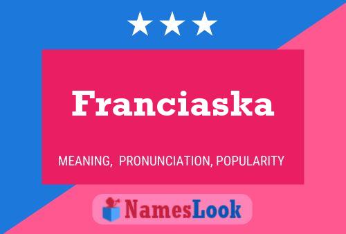 ملصق اسم Franciaska