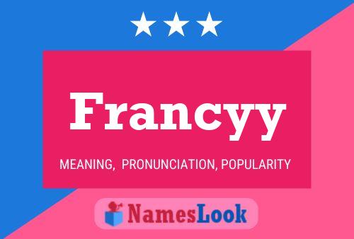 ملصق اسم Francyy