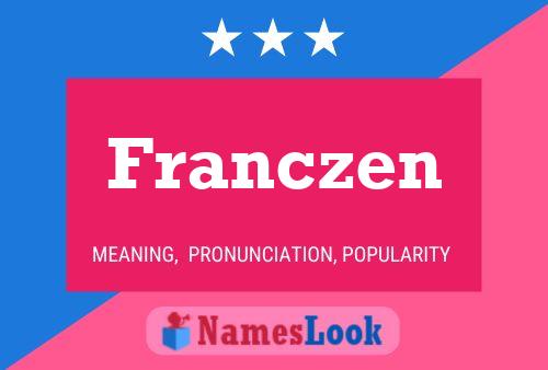 ملصق اسم Franczen