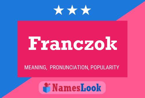 ملصق اسم Franczok