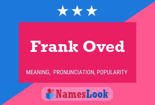 ملصق اسم Frank Oved