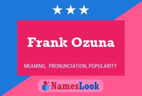 ملصق اسم Frank Ozuna