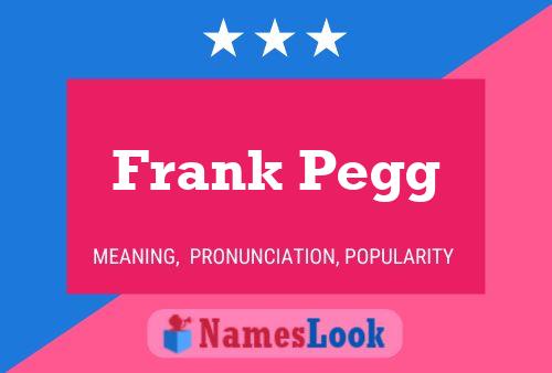 ملصق اسم Frank Pegg