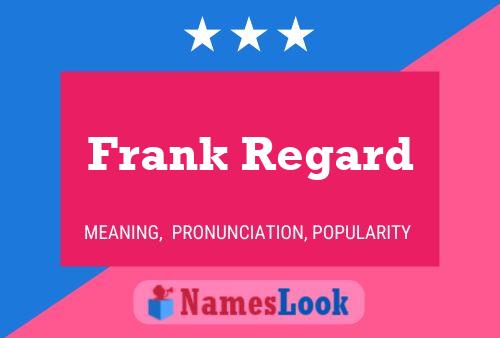 ملصق اسم Frank Regard