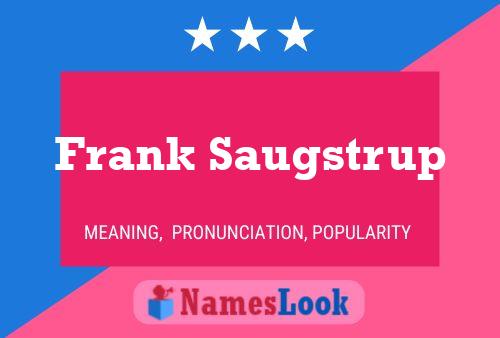 ملصق اسم Frank Saugstrup