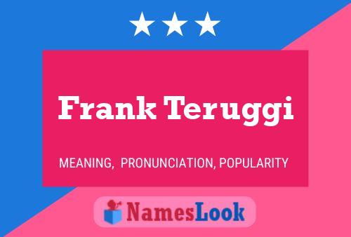 ملصق اسم Frank Teruggi