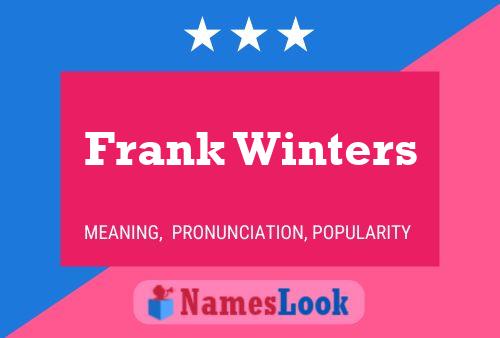 ملصق اسم Frank Winters