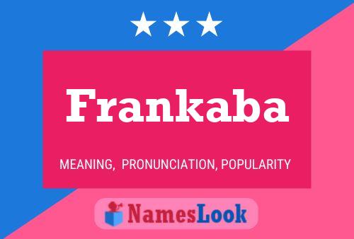 ملصق اسم Frankaba