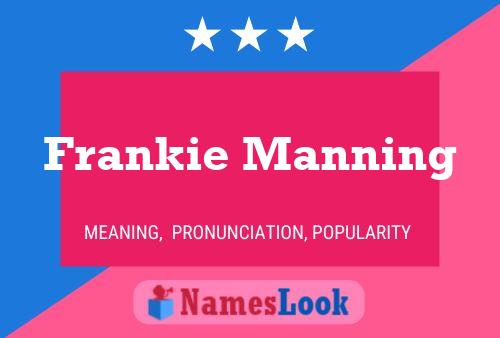 ملصق اسم Frankie Manning