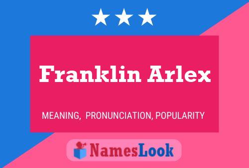 ملصق اسم Franklin Arlex