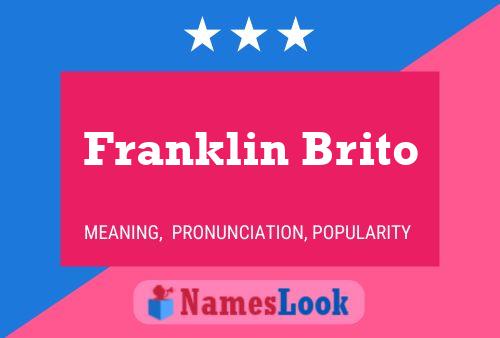 ملصق اسم Franklin Brito