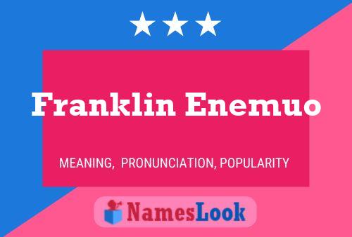 ملصق اسم Franklin Enemuo