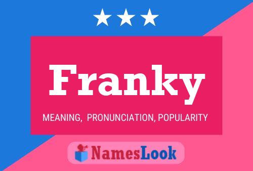 ملصق اسم Franky