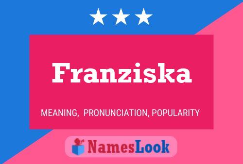 ملصق اسم Franziska