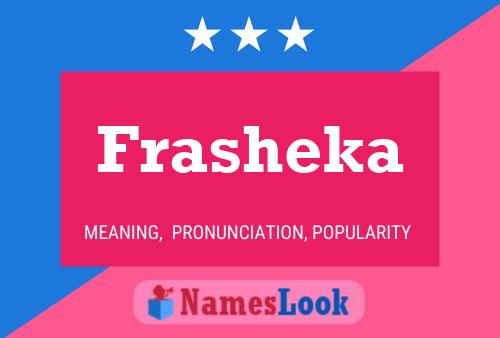 ملصق اسم Frasheka