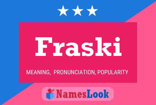 ملصق اسم Fraski