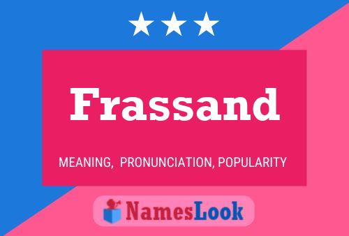 ملصق اسم Frassand