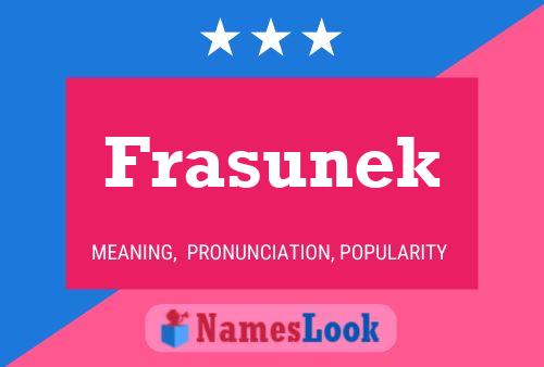 ملصق اسم Frasunek