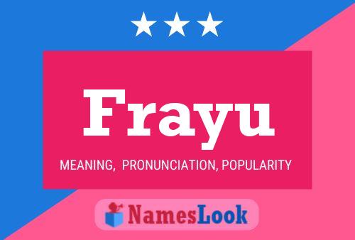 ملصق اسم Frayu