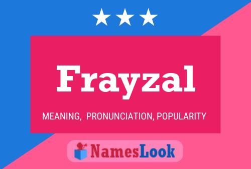 ملصق اسم Frayzal