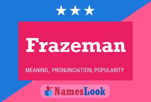 ملصق اسم Frazeman