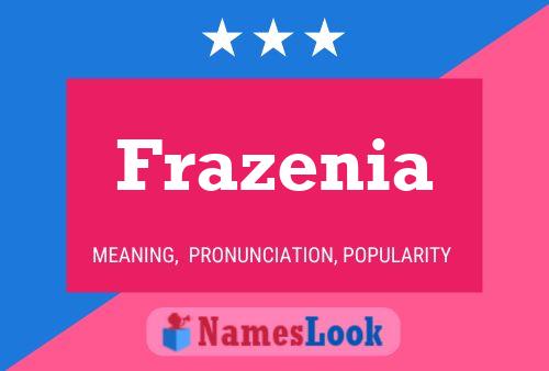 ملصق اسم Frazenia