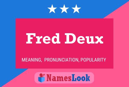 ملصق اسم Fred Deux