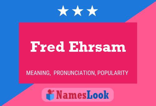 ملصق اسم Fred Ehrsam